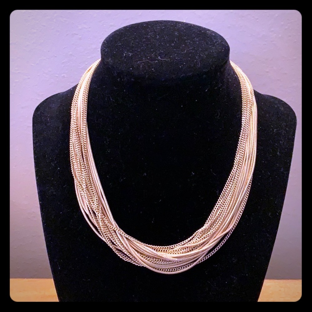 Layered chain necklace